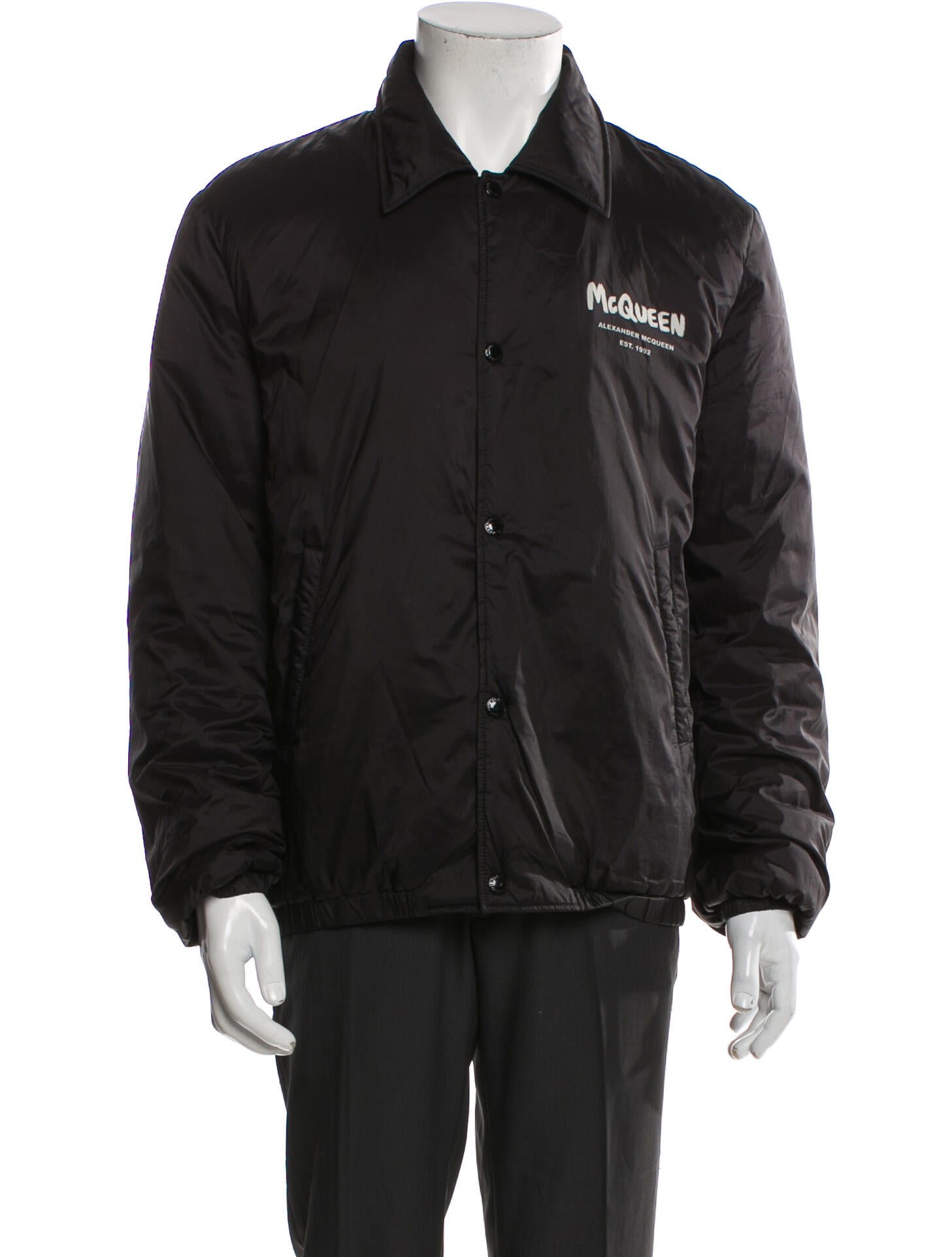 Alexander McQueen Graphic Print Windbreaker