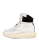 Alexander McQueen Leather Wedge Sneakers