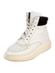 Alexander McQueen Leather Wedge Sneakers