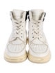 Alexander McQueen Leather Wedge Sneakers