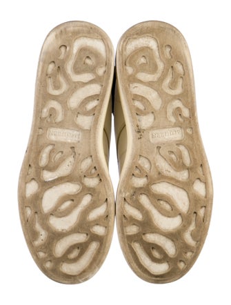 Alexander McQueen Leather Wedge Sneakers
