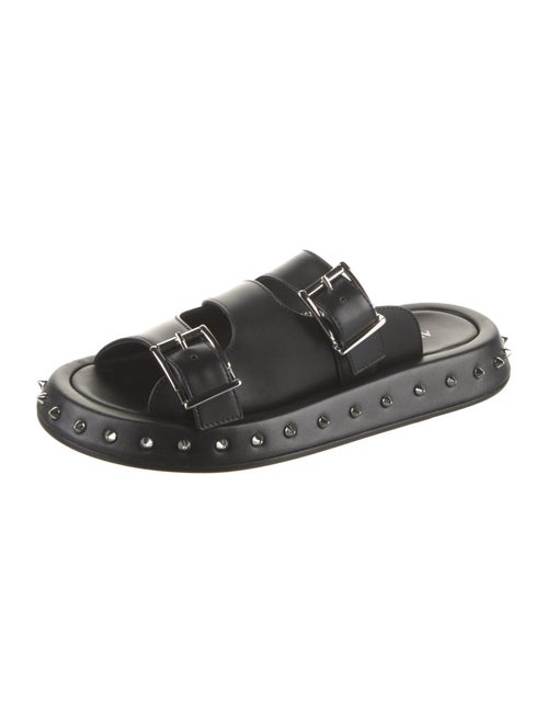 Alexander McQueen Leather Slides