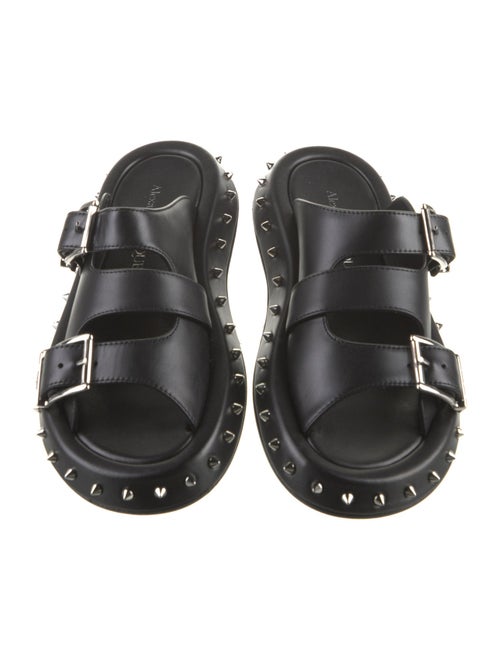 Alexander McQueen Leather Slides