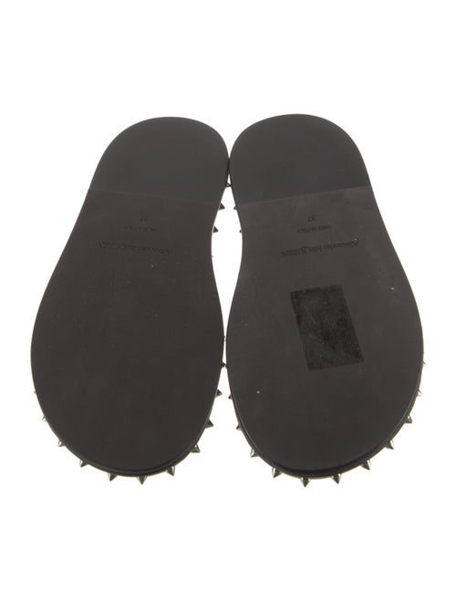 Alexander McQueen Leather Slides