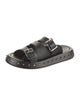 Alexander McQueen Leather Studded Accents Slides