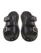 Alexander McQueen Leather Studded Accents Slides