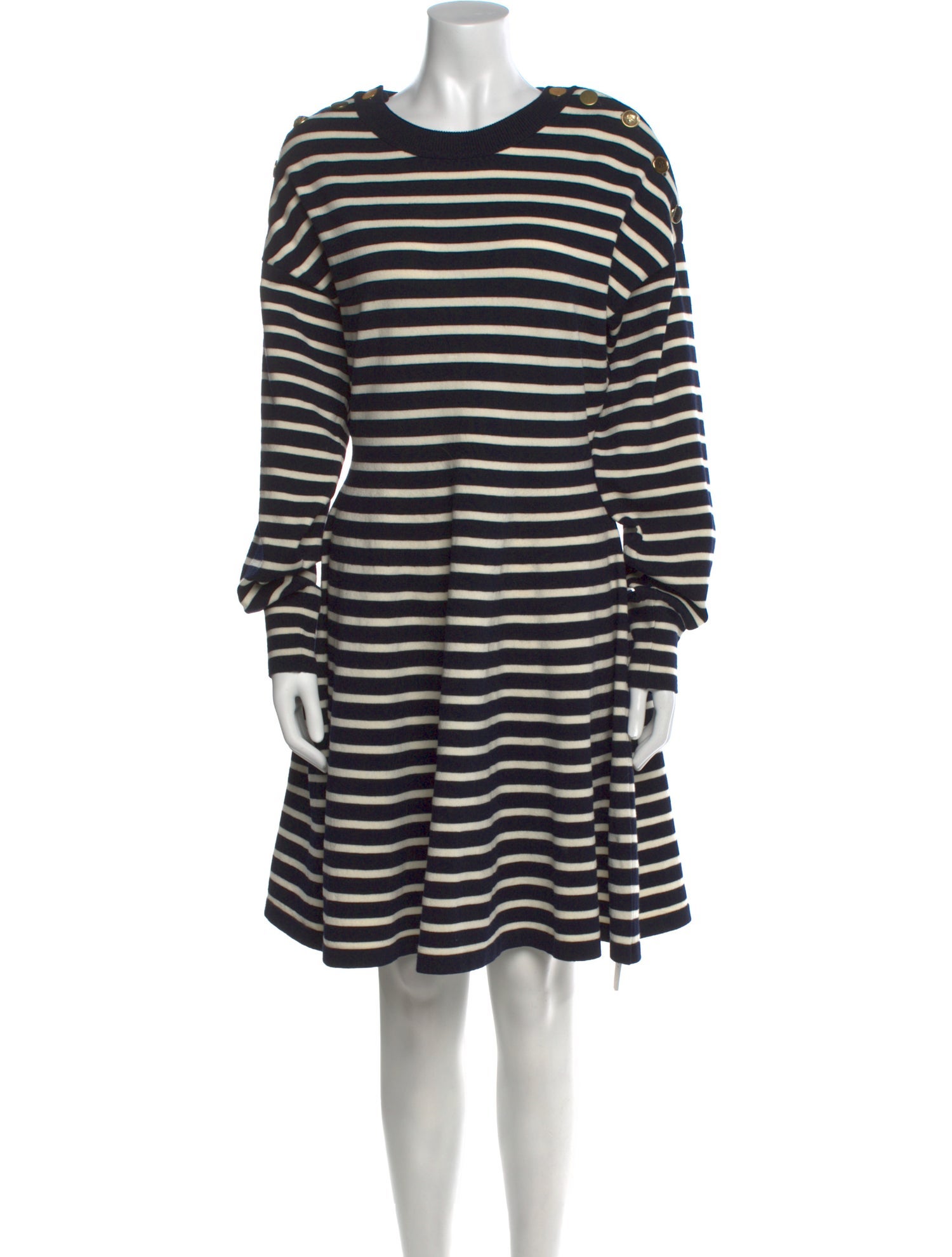 Alexander McQueen Wool Knee-Length Dress