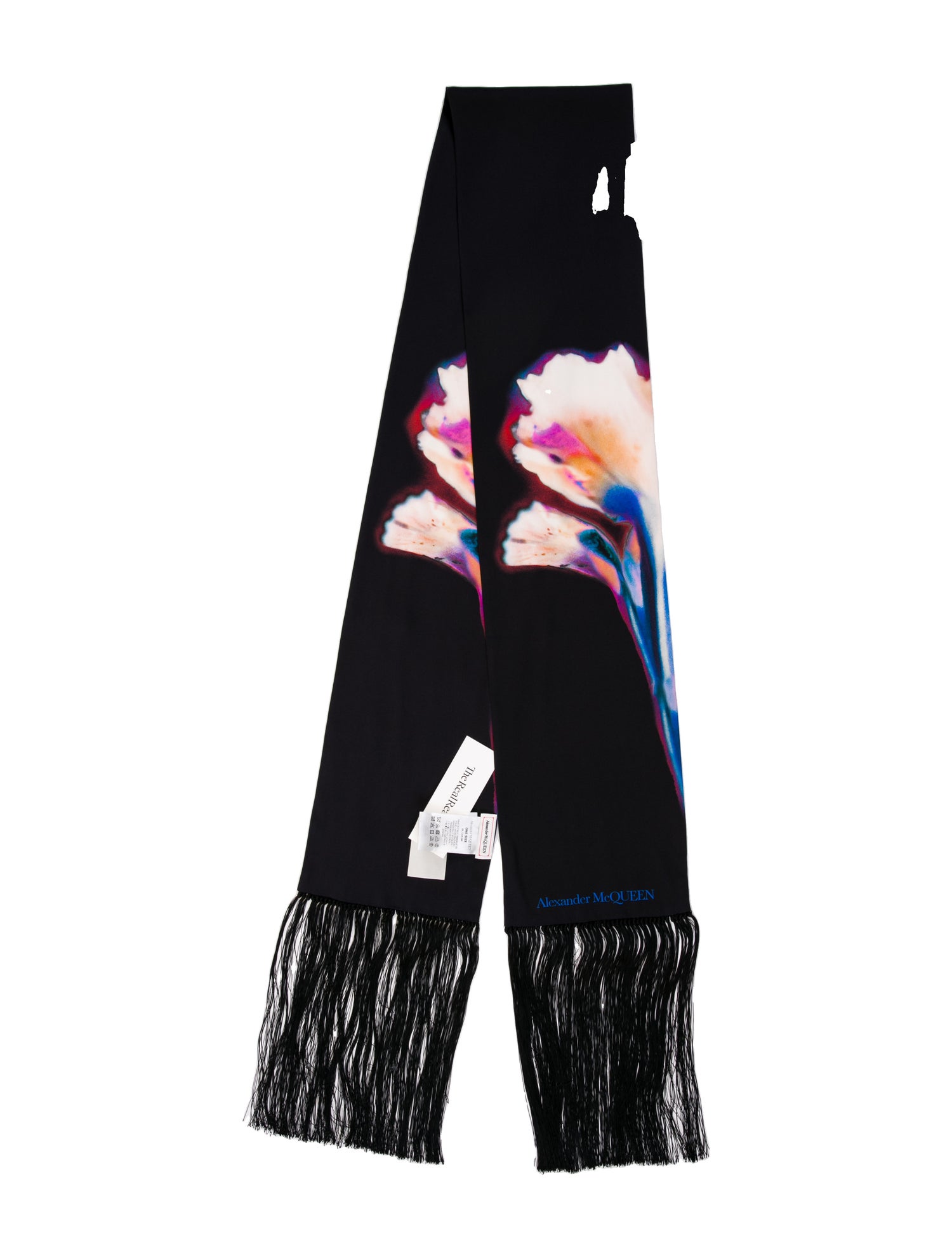 Alexander McQueen Silk Printed Scarf