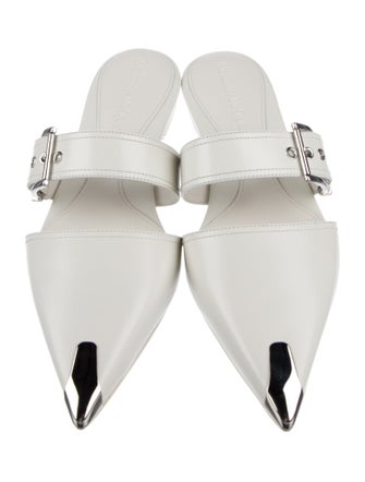Alexander McQueen Leather Mules