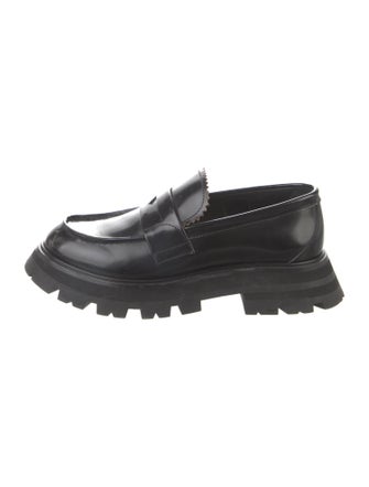 Alexander McQueen Leather Loafers