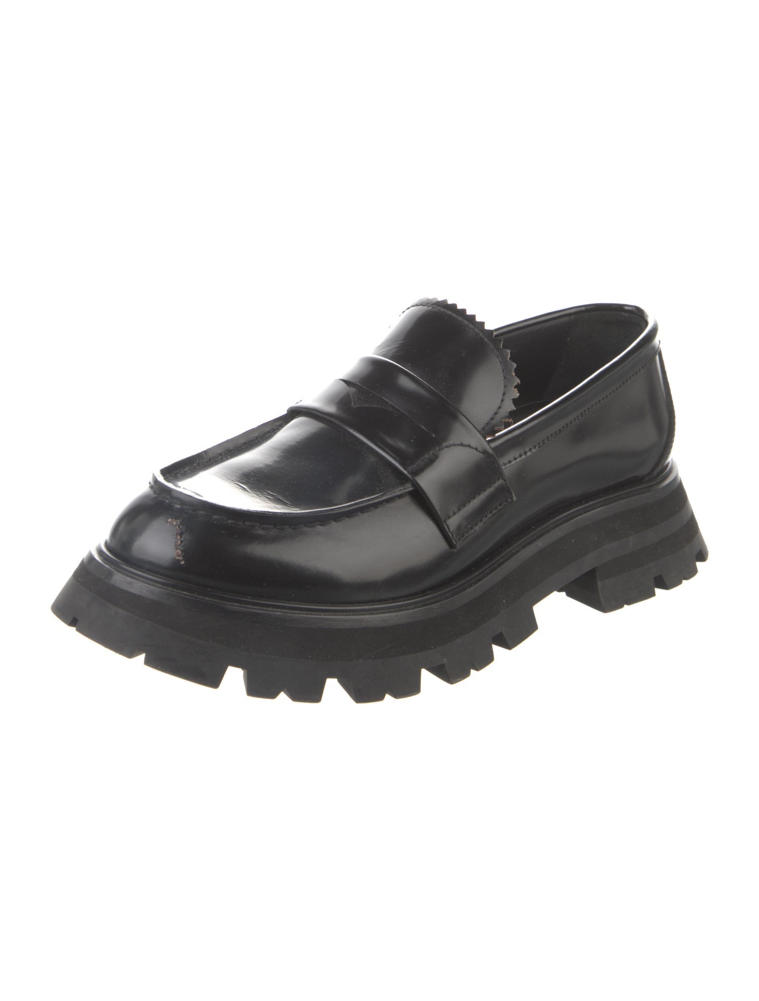 Alexander McQueen Leather Loafers