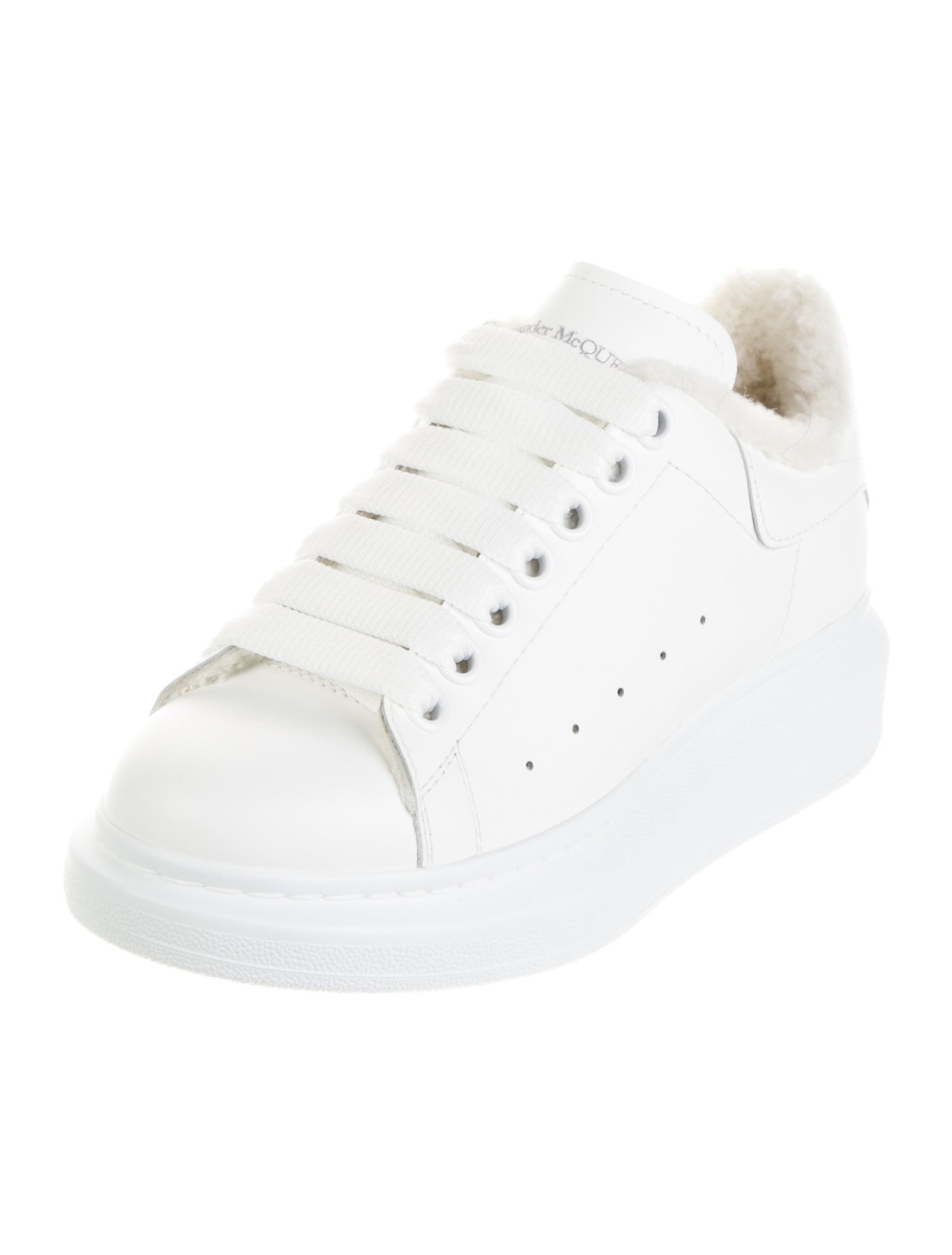 Alexander McQueen Leather Sneakers w/ Tags