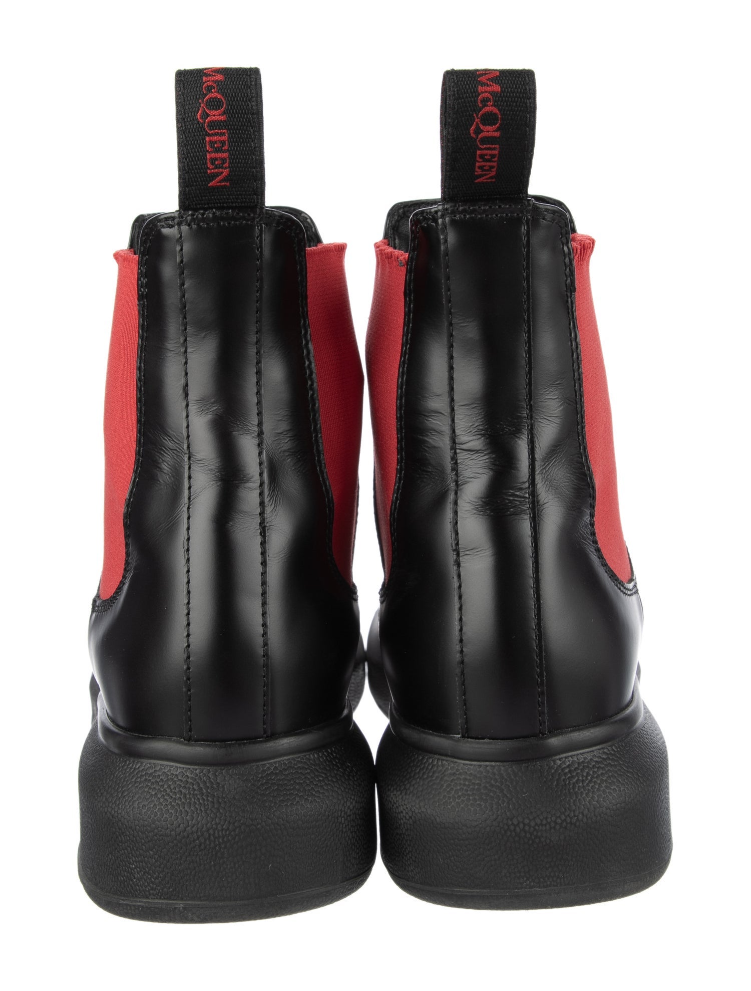 Alexander McQueen Leather Chelsea Boots