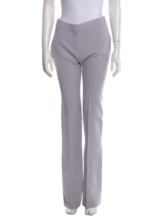 Alexander McQueen Wool Straight Leg Pants