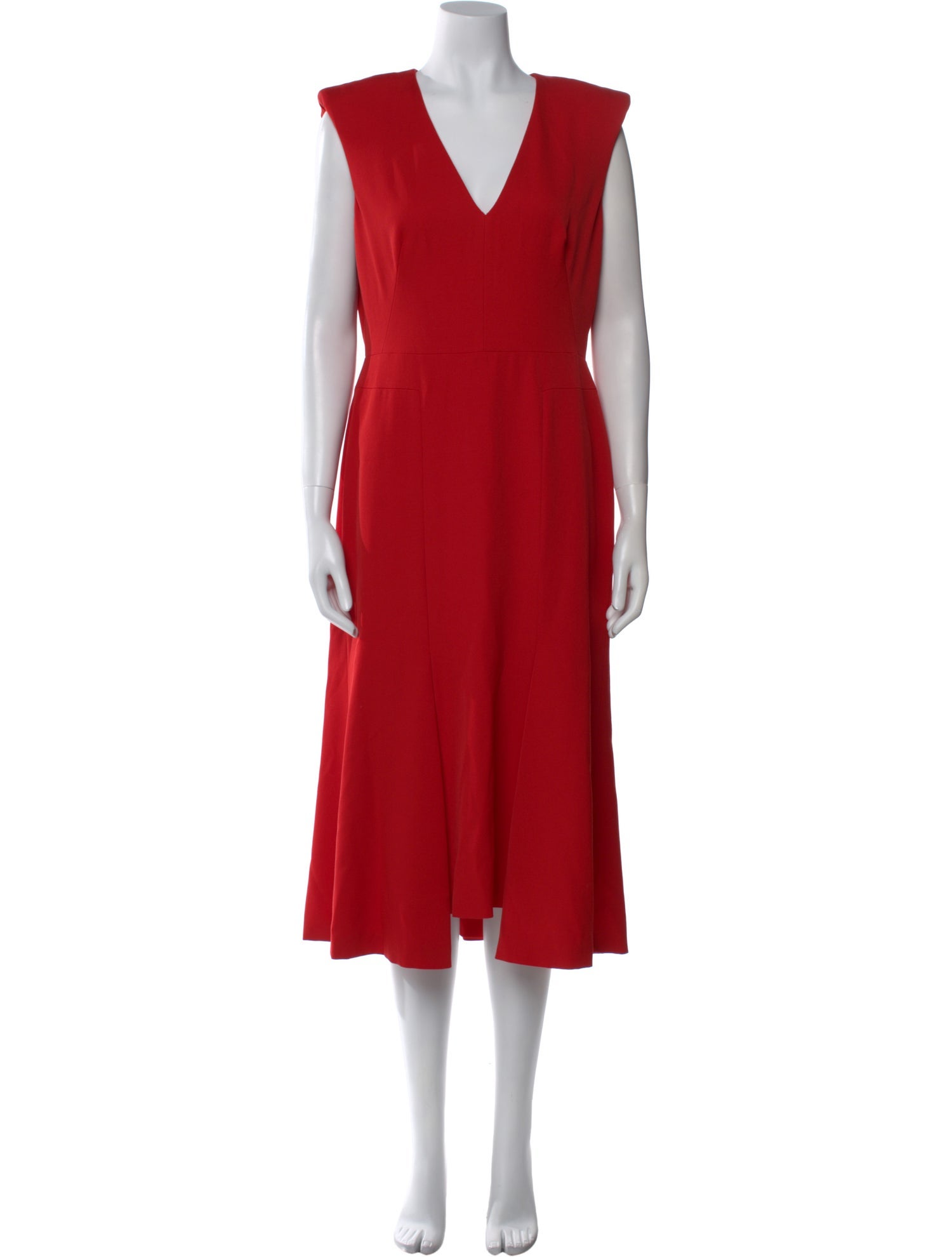 Alexander McQueen Virgin Wool Midi Length Dress w/ Tags