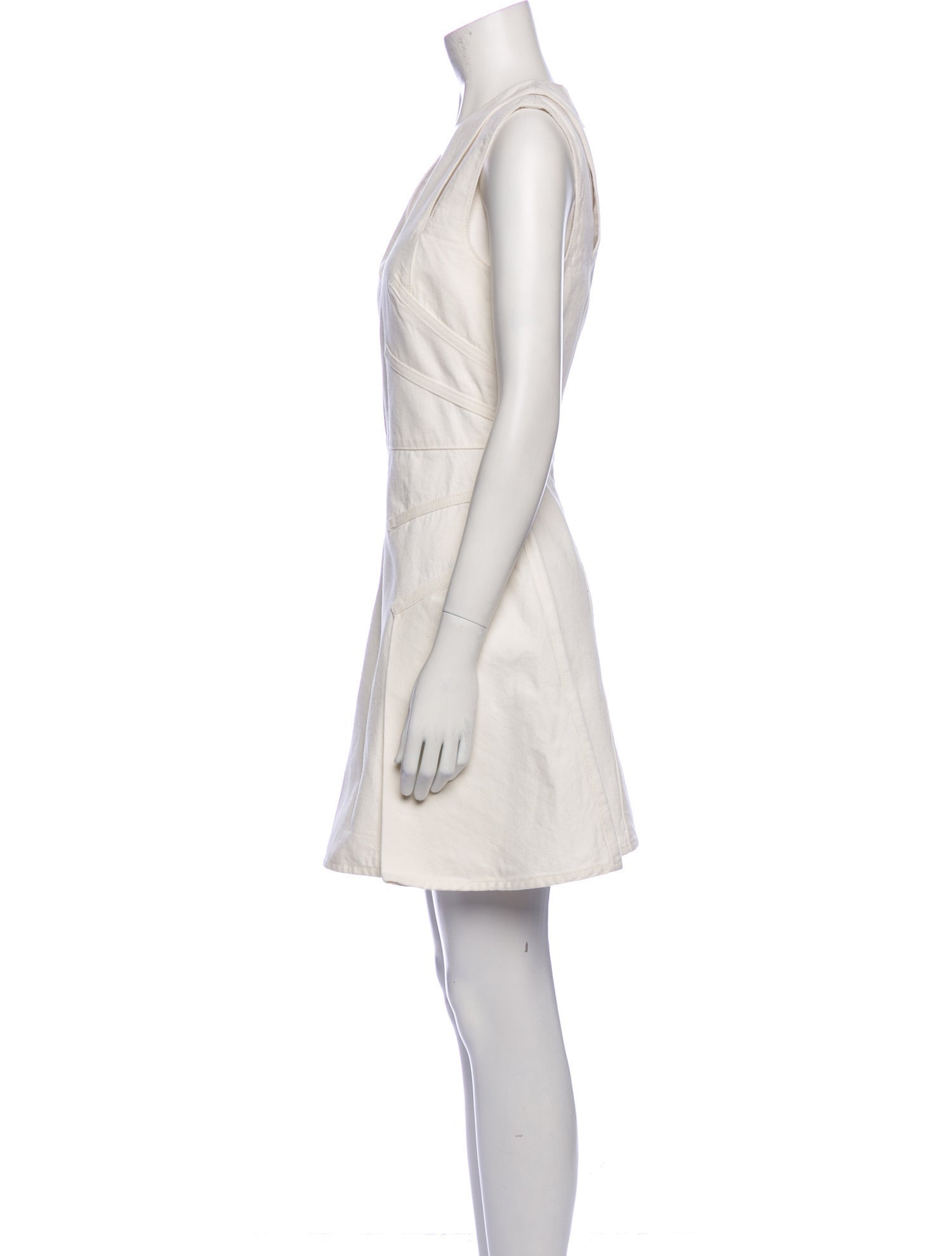 Alexander McQueen V-Neck Mini Dress