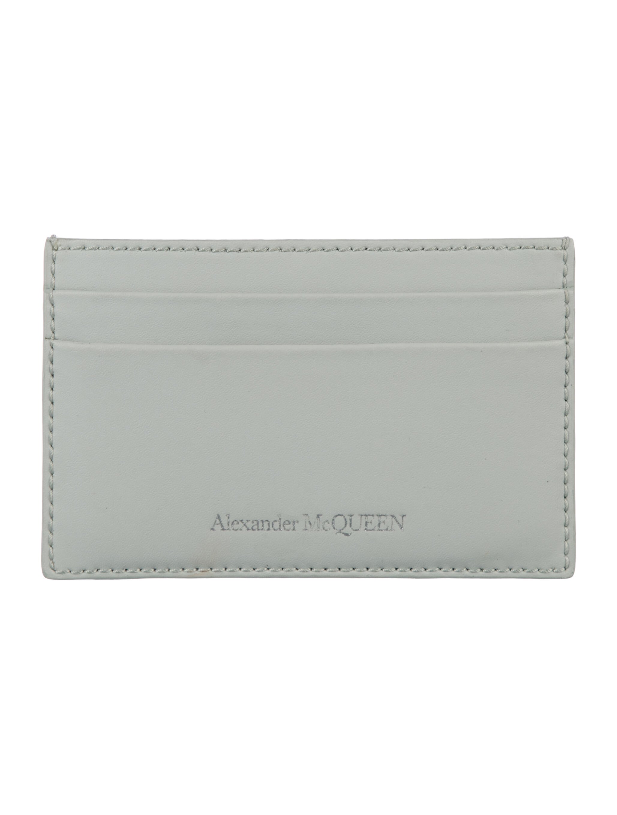 Alexander McQueen Leather Card Holder