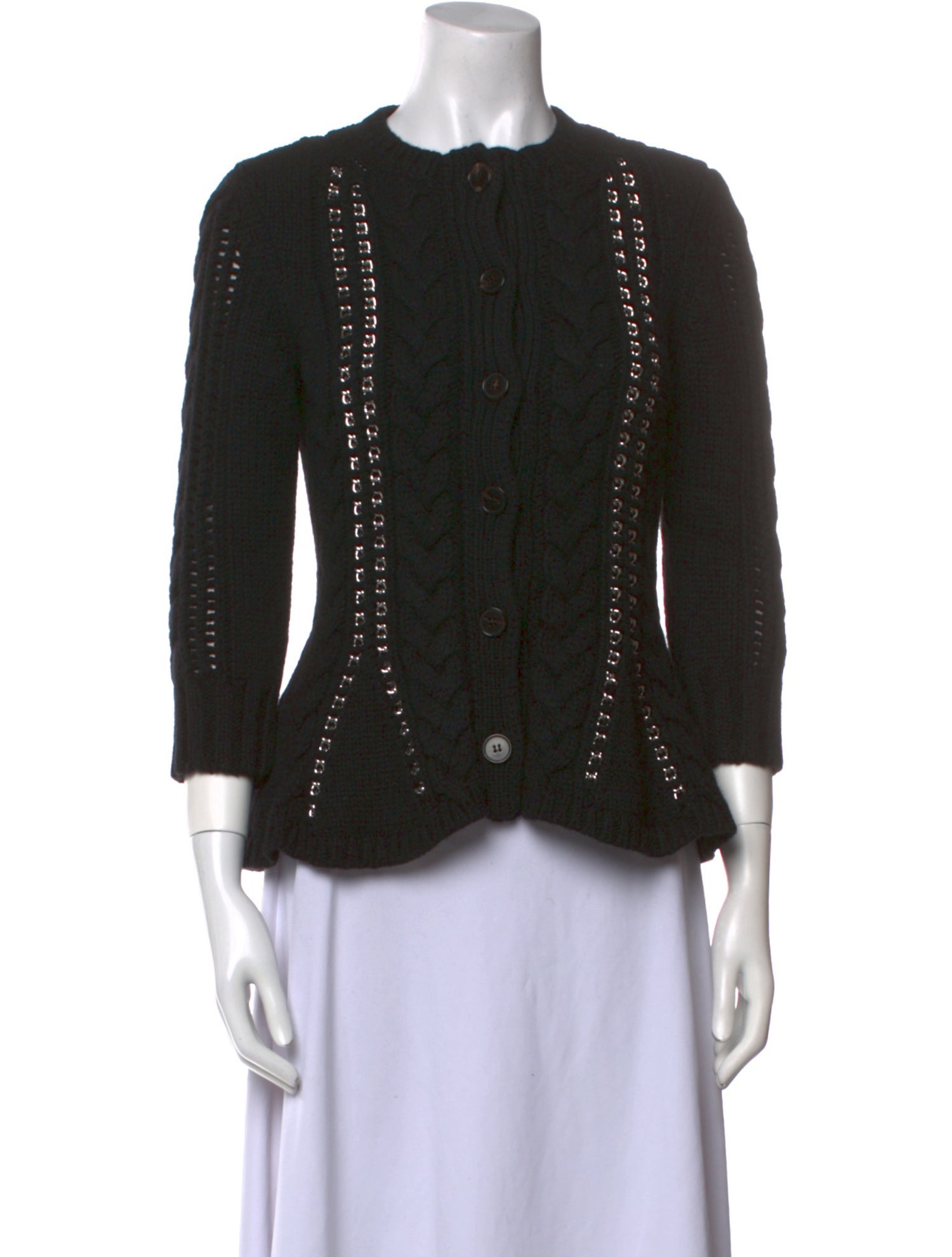 Alexander McQueen Cashmere Crew Neck Sweater