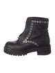 Alexander McQueen Leather Combat Boots