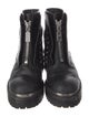 Alexander McQueen Leather Combat Boots