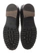 Alexander McQueen Leather Combat Boots