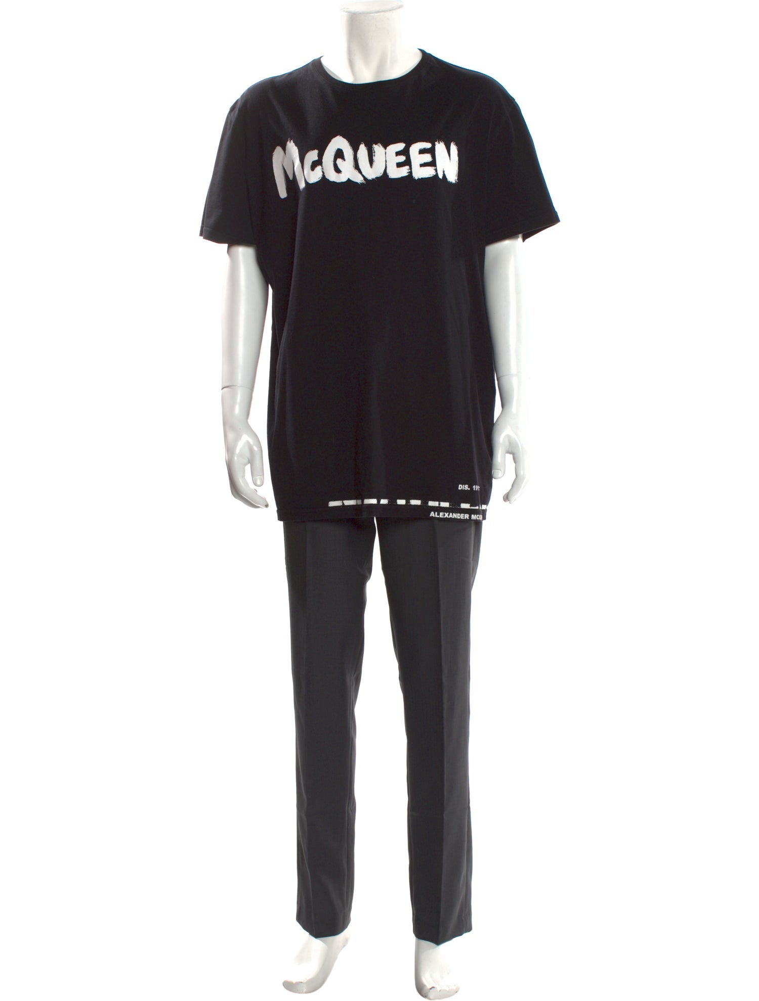 Alexander McQueen Graphic Print Crew Neck T-Shirt