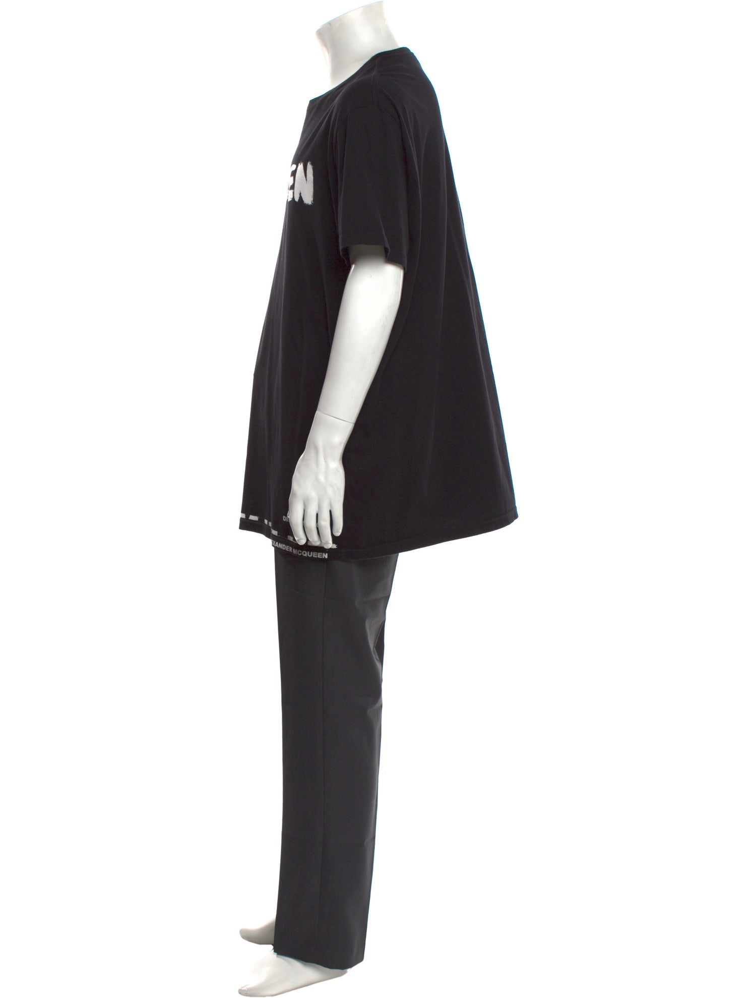 Alexander McQueen Graphic Print Crew Neck T-Shirt