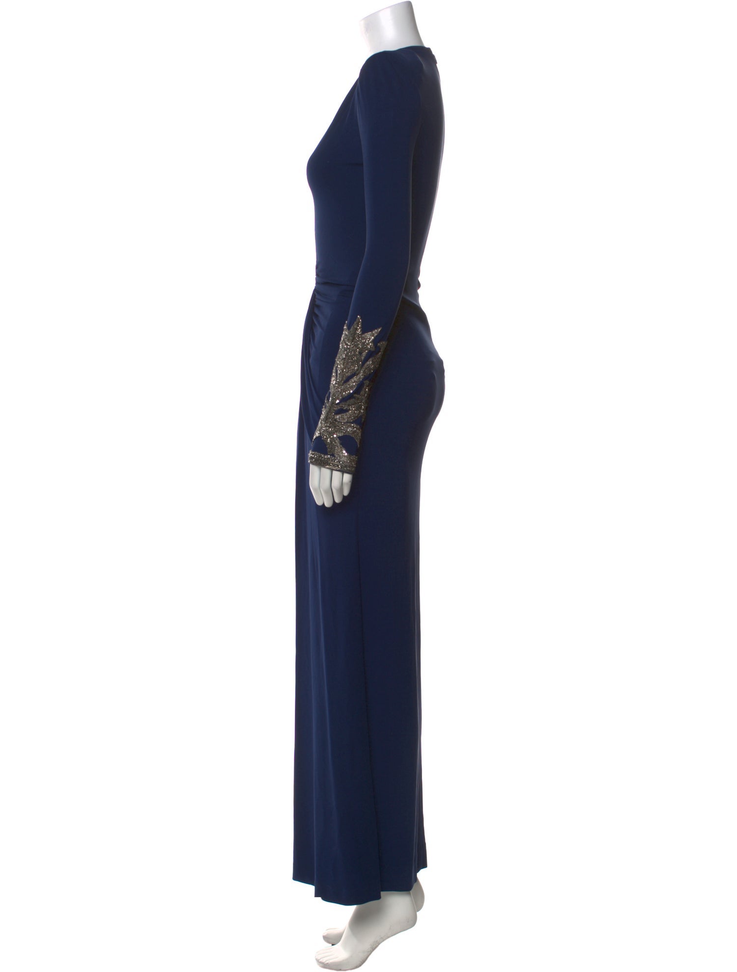 Alexander McQueen Jersey Long Dress