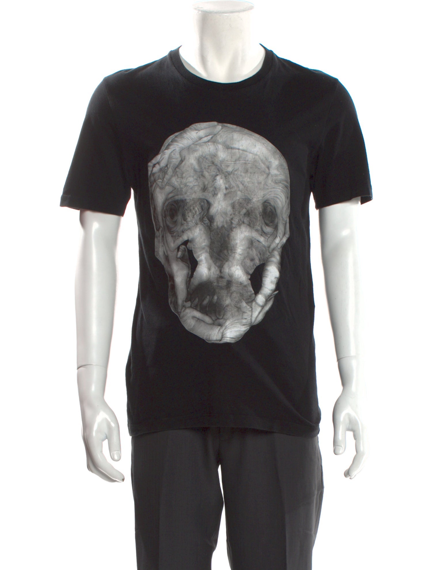 Alexander McQueen Graphic Print Crew Neck T-Shirt