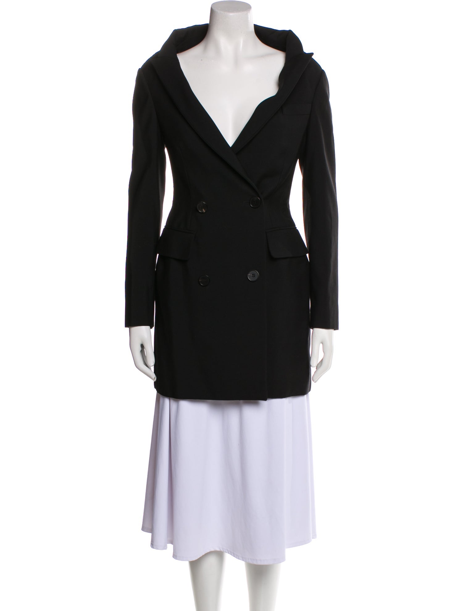 Alexander McQueen Wool Peacoat