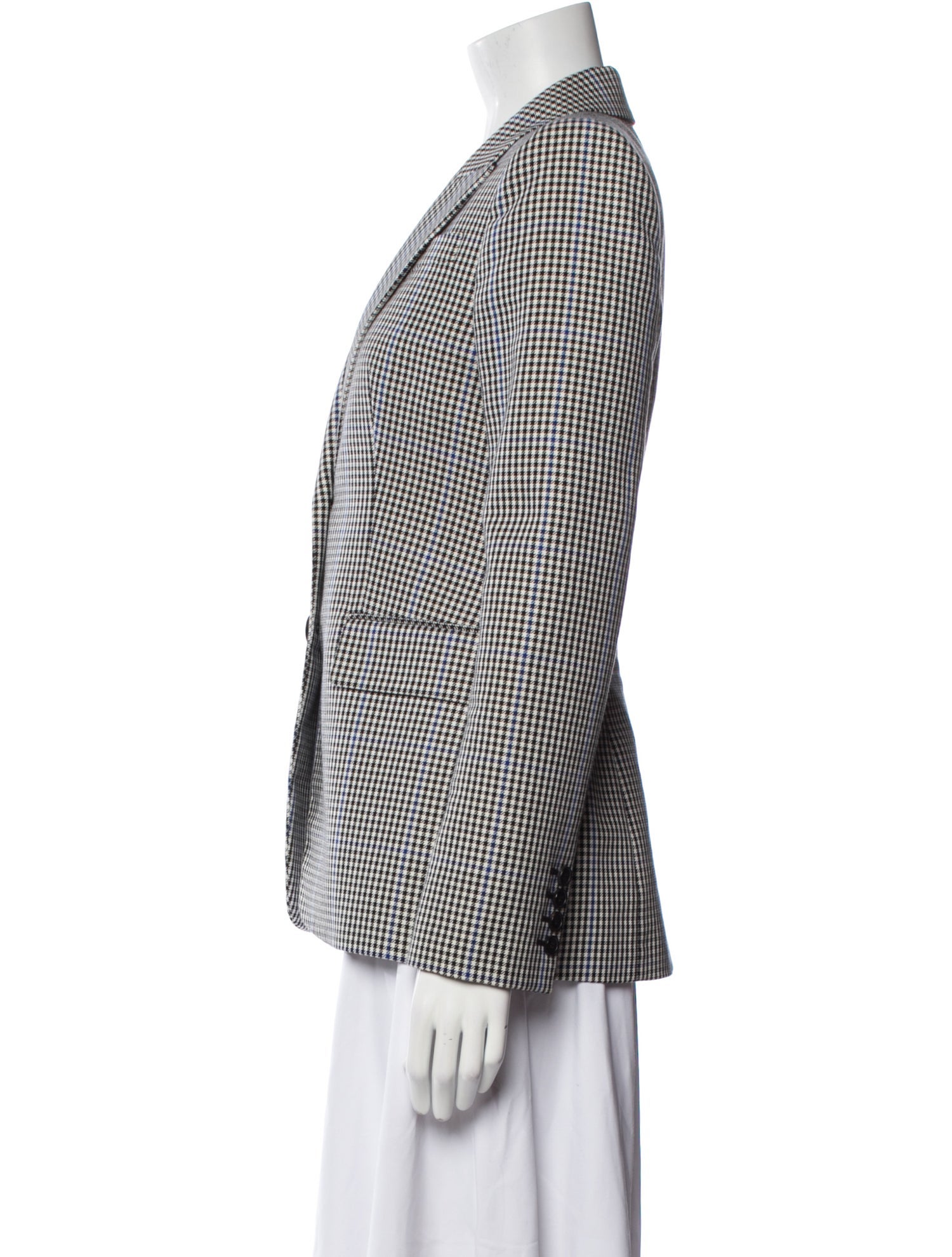 Alexander McQueen Plaid Print Blazer