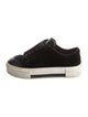 Alexander McQueen Velvet Grosgrain Trim Sneakers