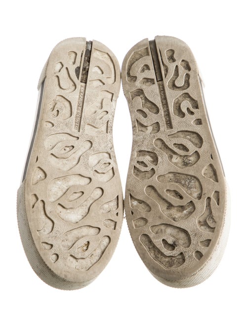 Alexander McQueen Velvet Grosgrain Trim Sneakers