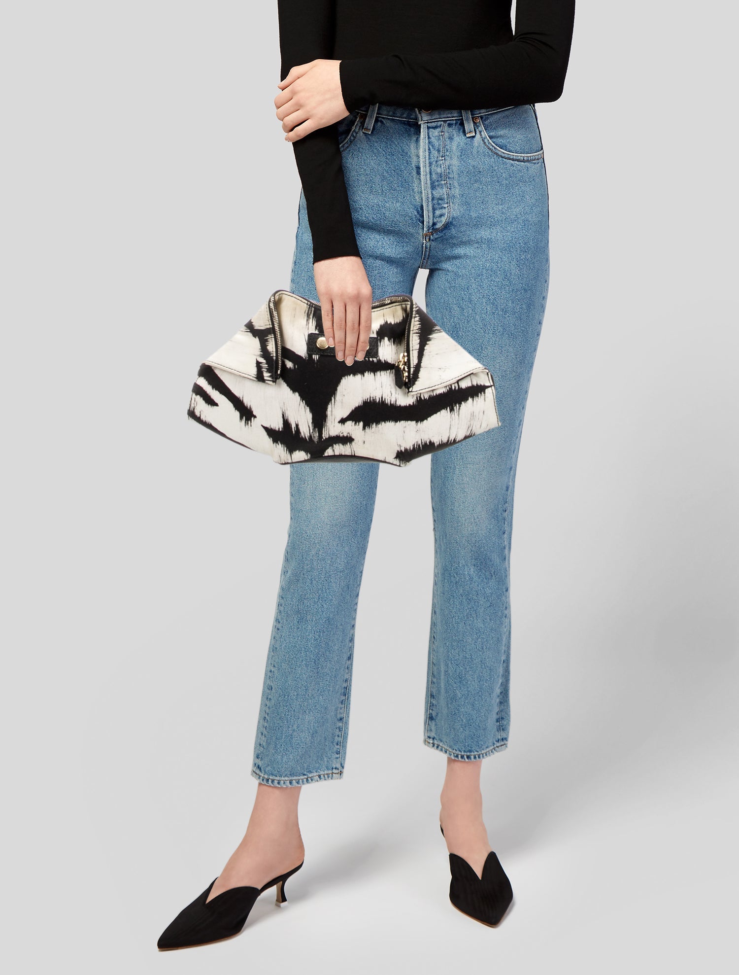 Alexander McQueen Canvas Clutch