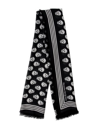 Alexander McQueen Skull Printed Scarf