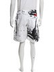 Alexander McQueen Printed Jogger Shorts