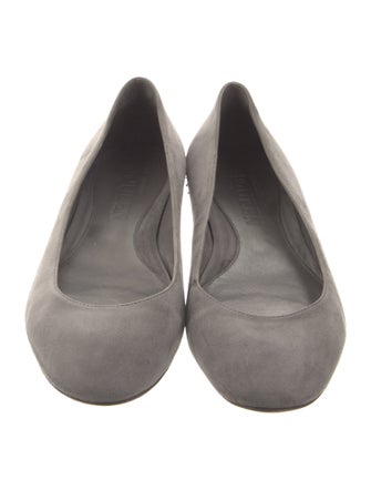 Alexander McQueen Skull Suede Flats