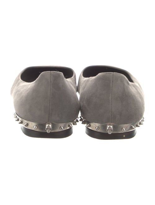 Alexander McQueen Skull Suede Flats