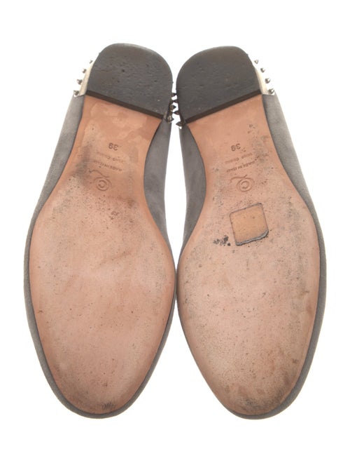 Alexander McQueen Skull Suede Flats