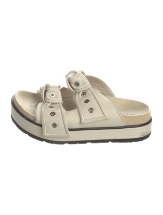 Alexander McQueen Leather Slides