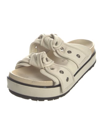 Alexander McQueen Leather Slides