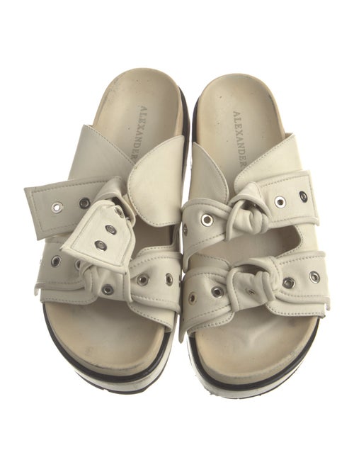 Alexander McQueen Leather Slides