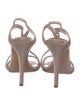 Alexander McQueen Satin Slingback Sandals