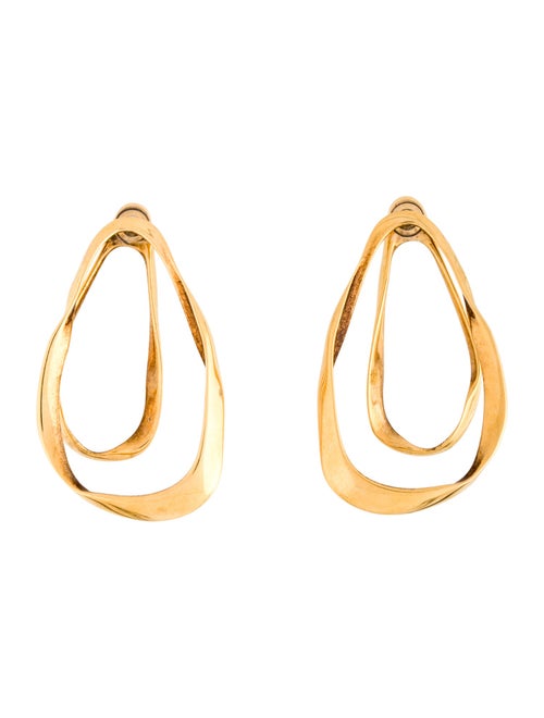 Alexander McQueen Double Loop Drop Earring