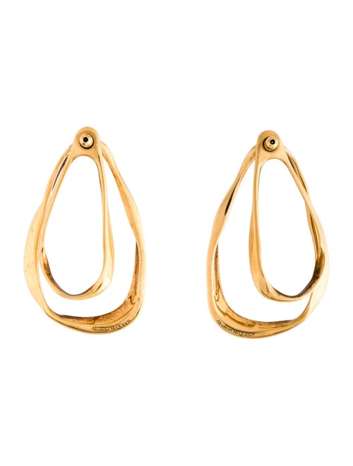 Alexander McQueen Double Loop Drop Earring
