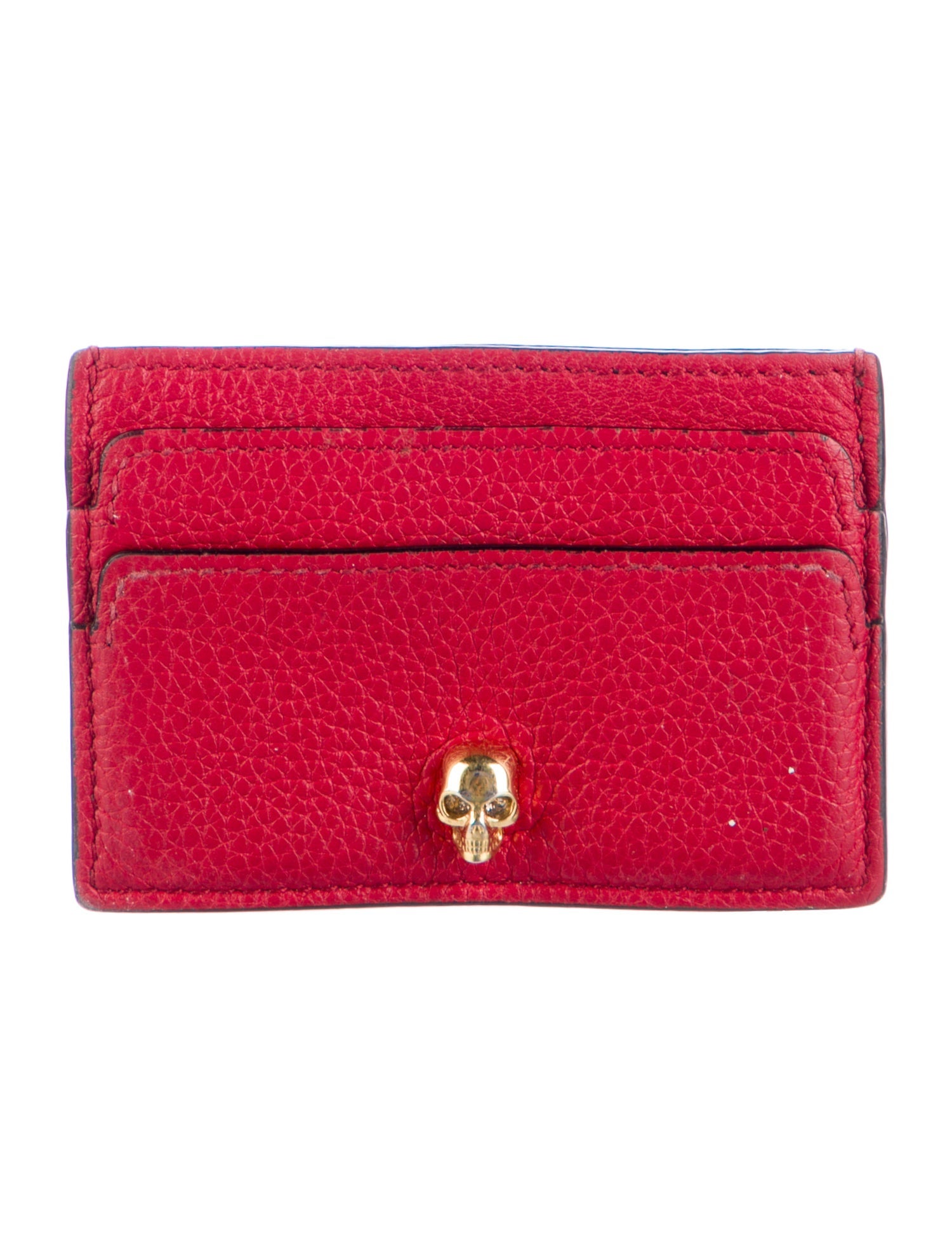 Alexander McQueen Skull Leather Card Holder