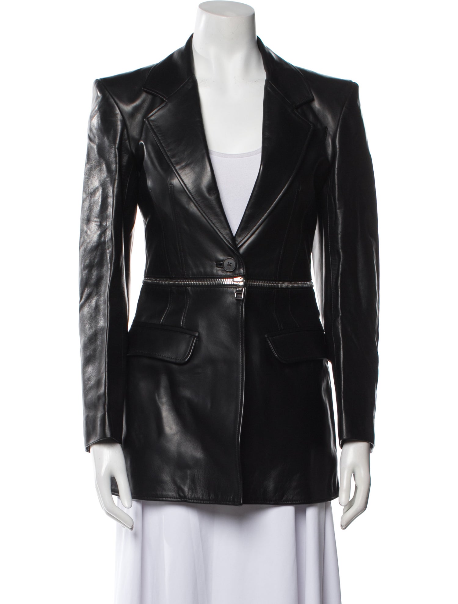 Alexander McQueen Leather Blazer w/ Tags