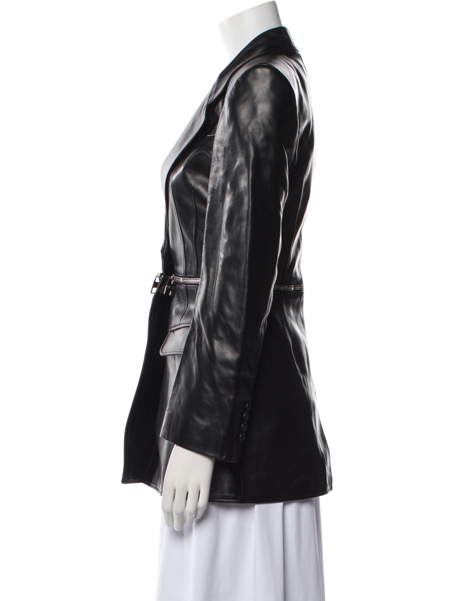 Alexander McQueen Leather Blazer w/ Tags