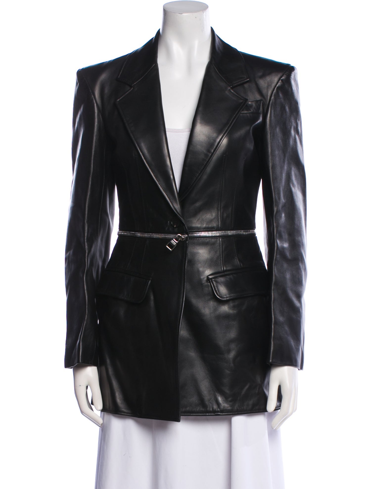 Alexander McQueen Leather Blazer w/ Tags