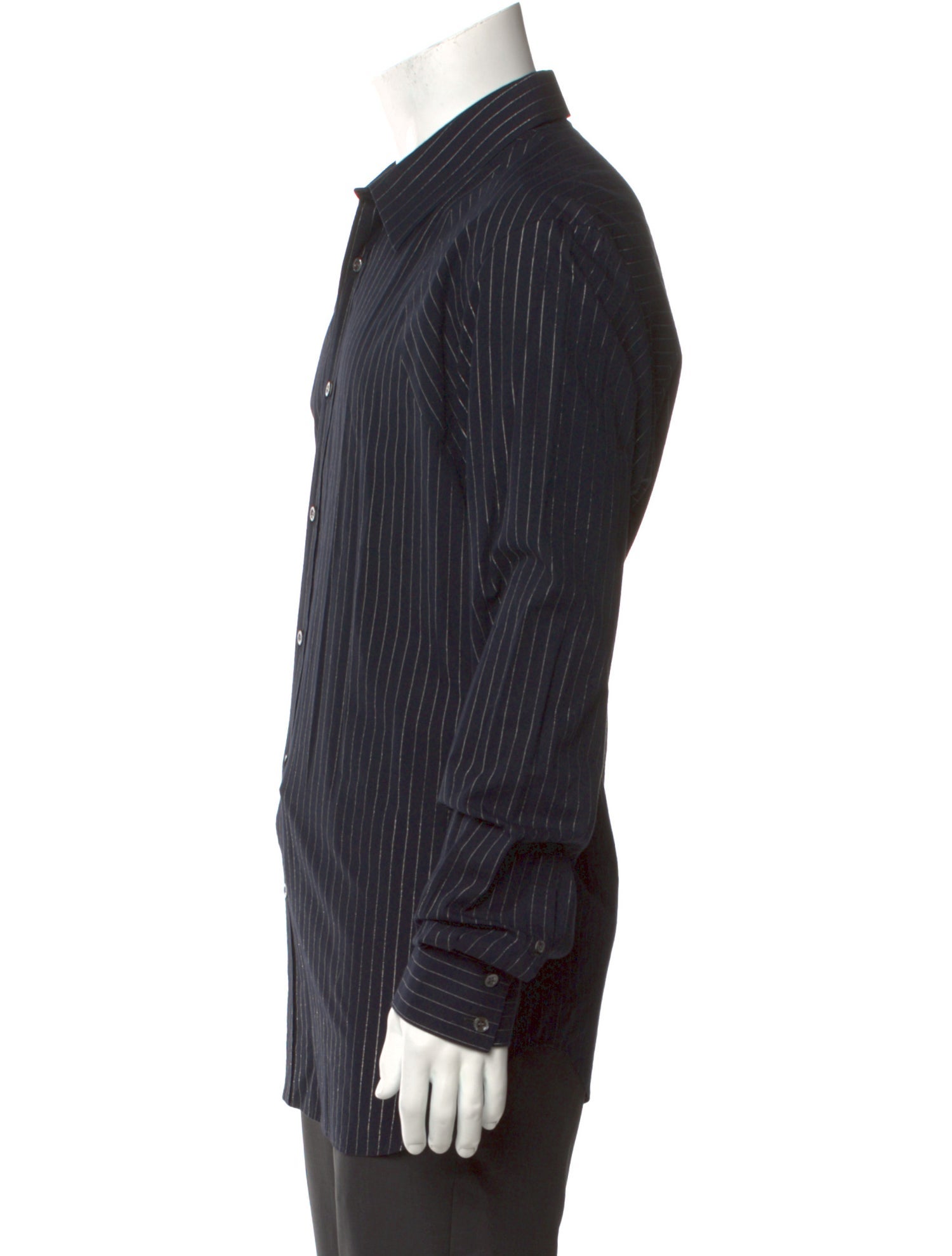 Alexander McQueen Striped Long Sleeve Shirt